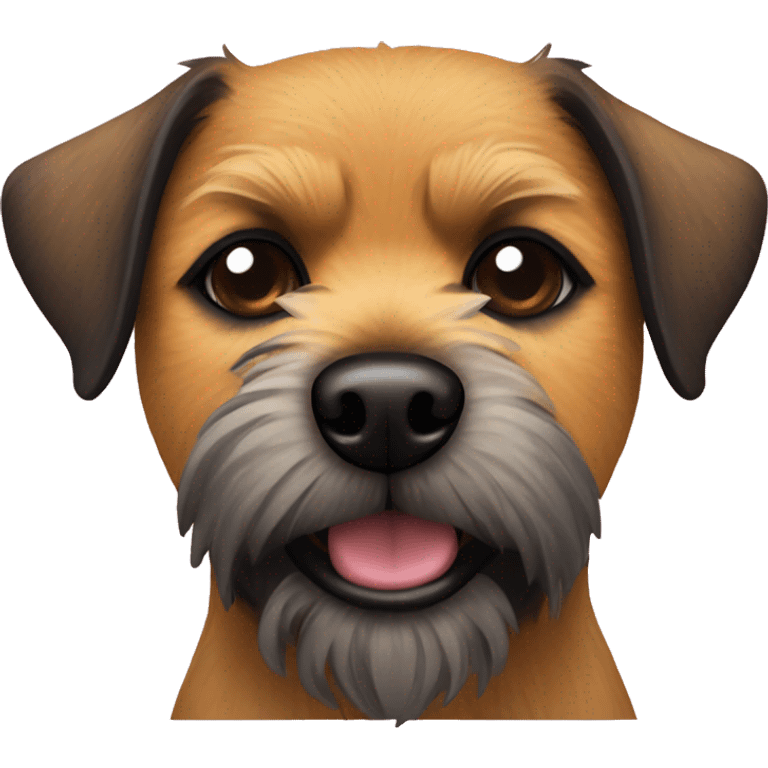 Border terrier dog emoji