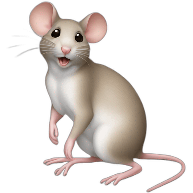 Mouse realistic  emoji