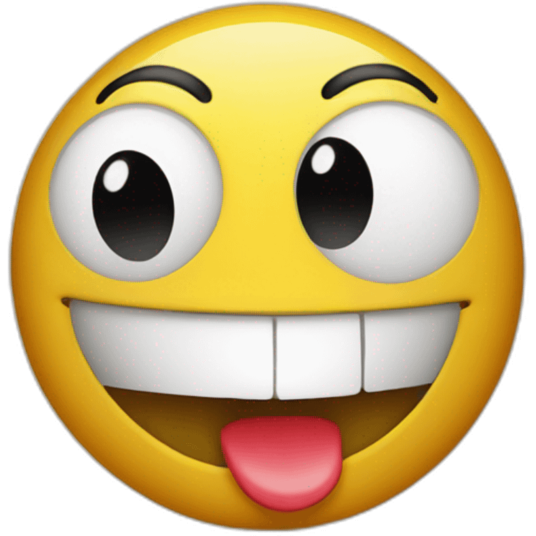 smiley face in surprise emoji