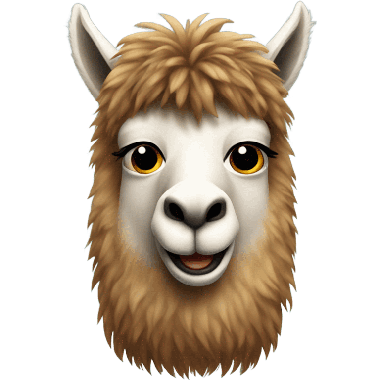 Bearded llama  emoji