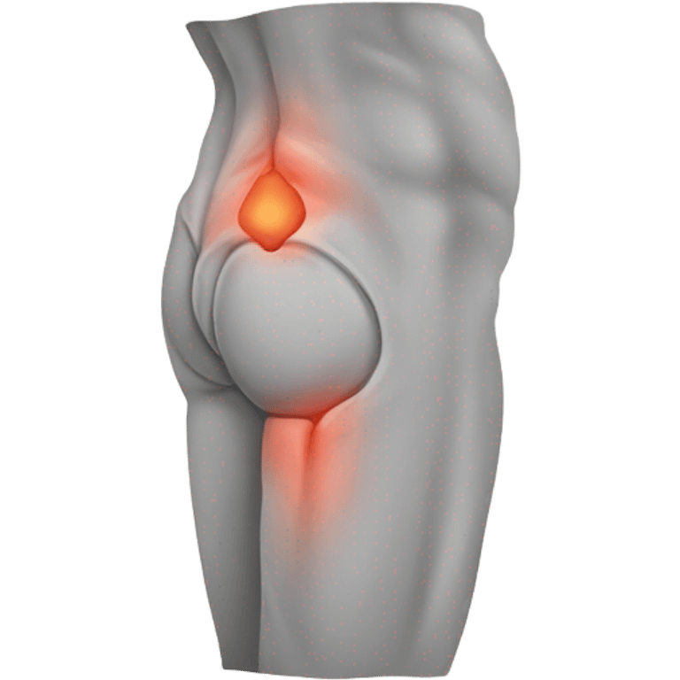 butt pain diagram emoji