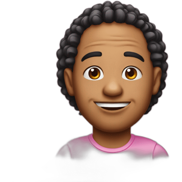 Pinky caricature emoji