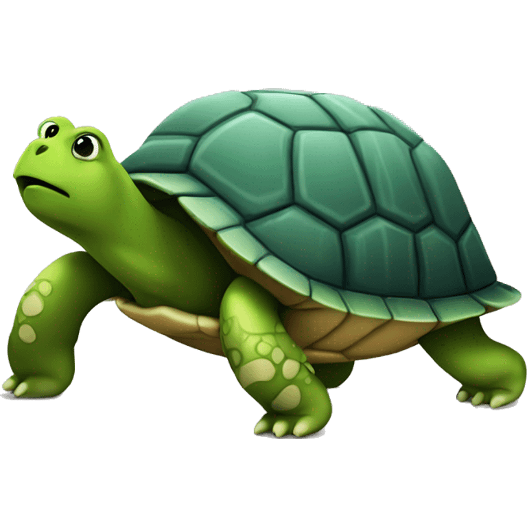 Turtle with Wifi symbol on its back emoji