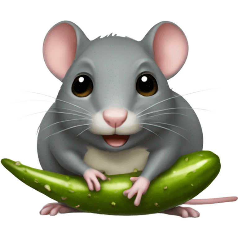 Pickle rat emoji