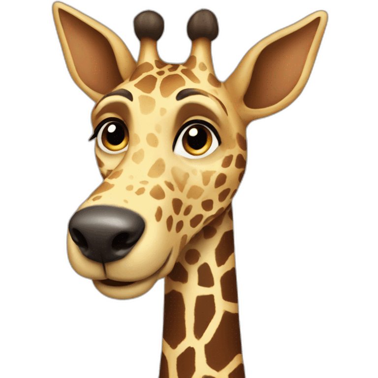 Doggiraffe perfection   emoji