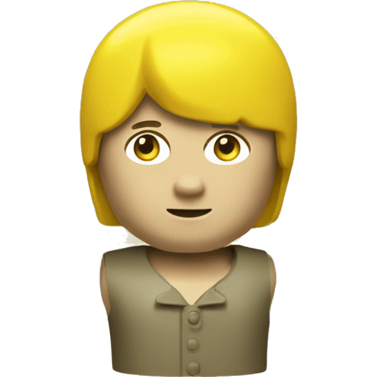 Playmobil yellow head emoji