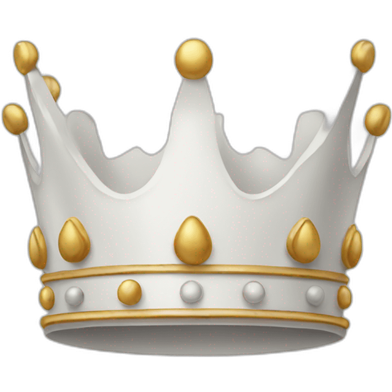 White crown  emoji