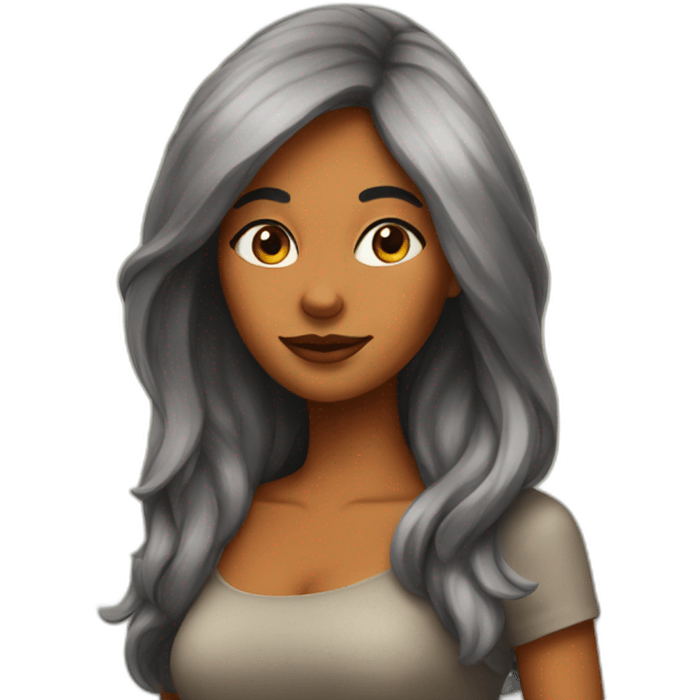 Femme renard emoji