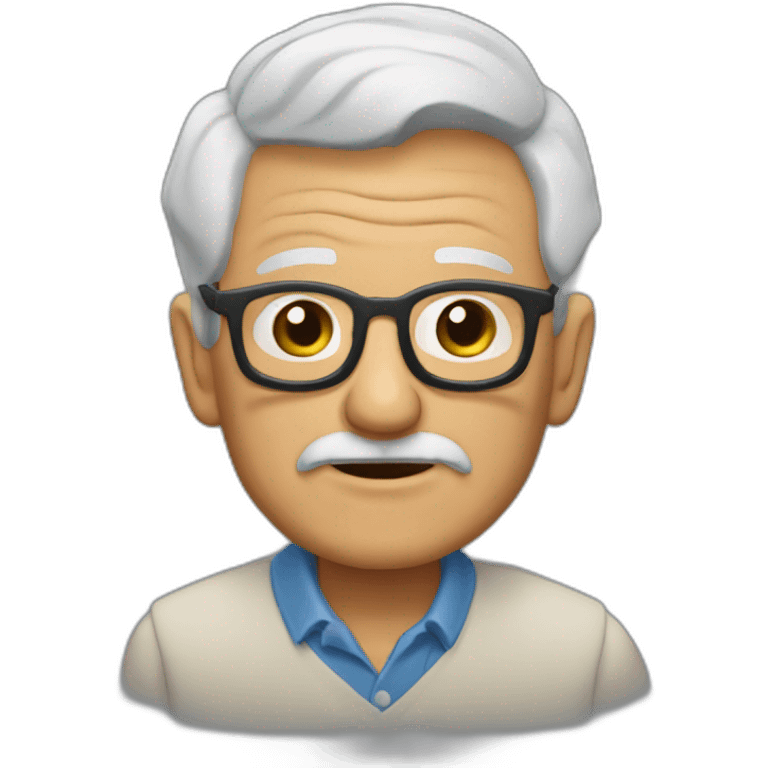 Abuelo pulgar arriba emoji