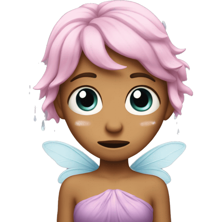 crying fairy emoji