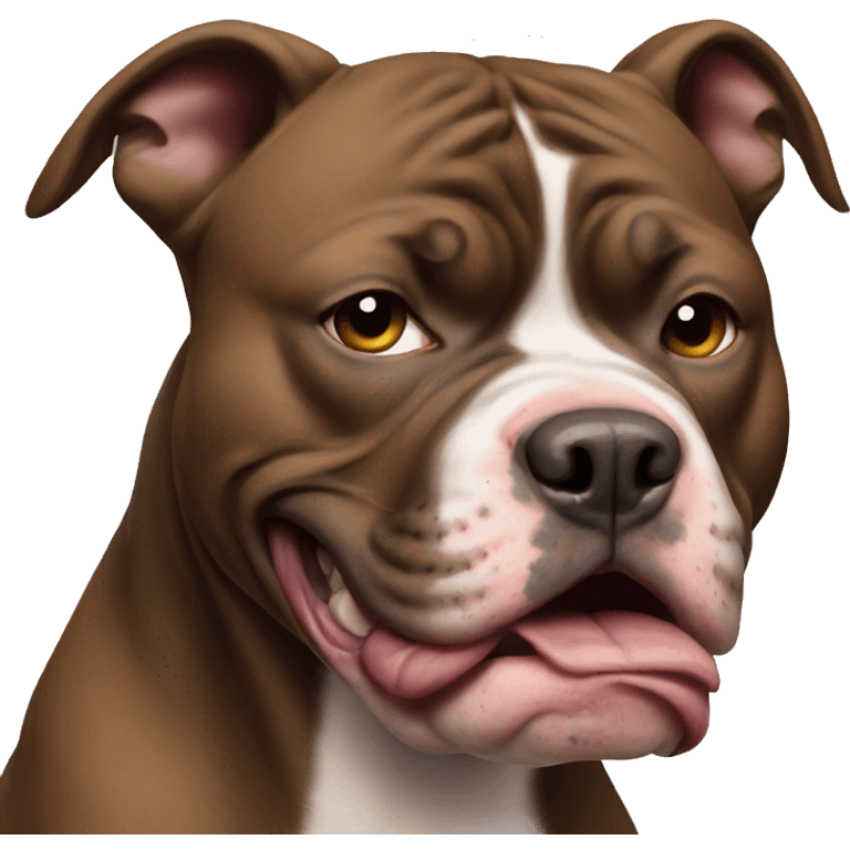 Angry pitbull emoji