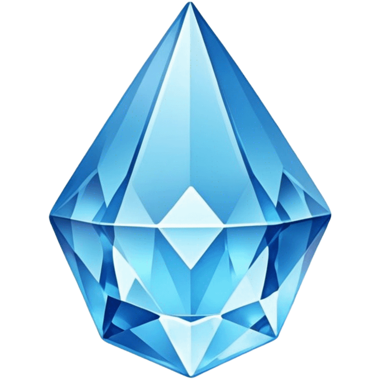 blue crystal diamond emoji