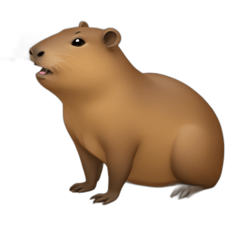 capybara smoking emoji