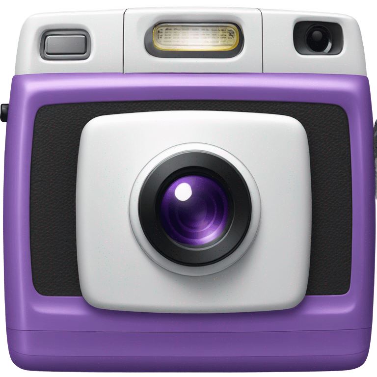 Purple instax emoji