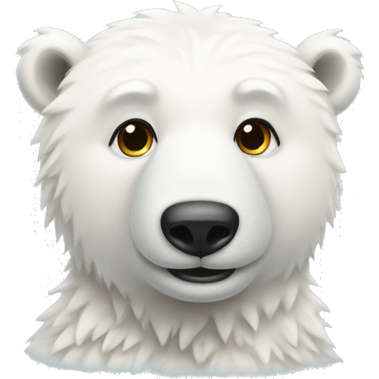 girly polar bear emoji