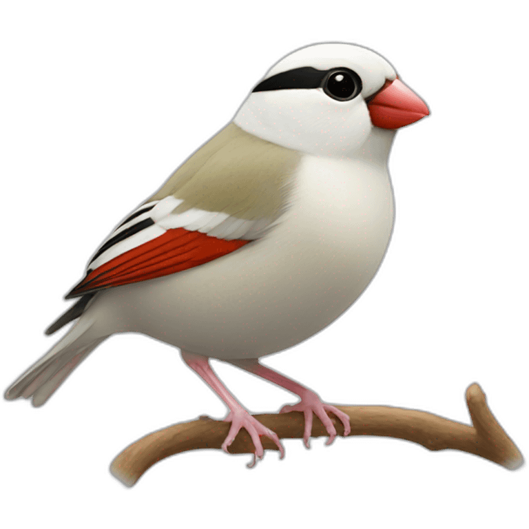 white java sparrow emoji