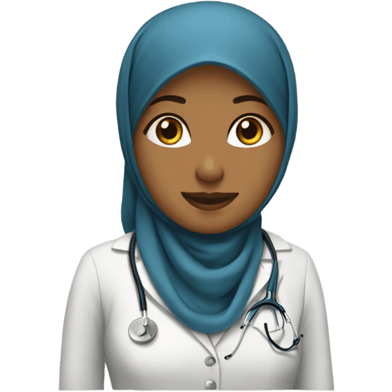 hijabi dr cardiology emoji