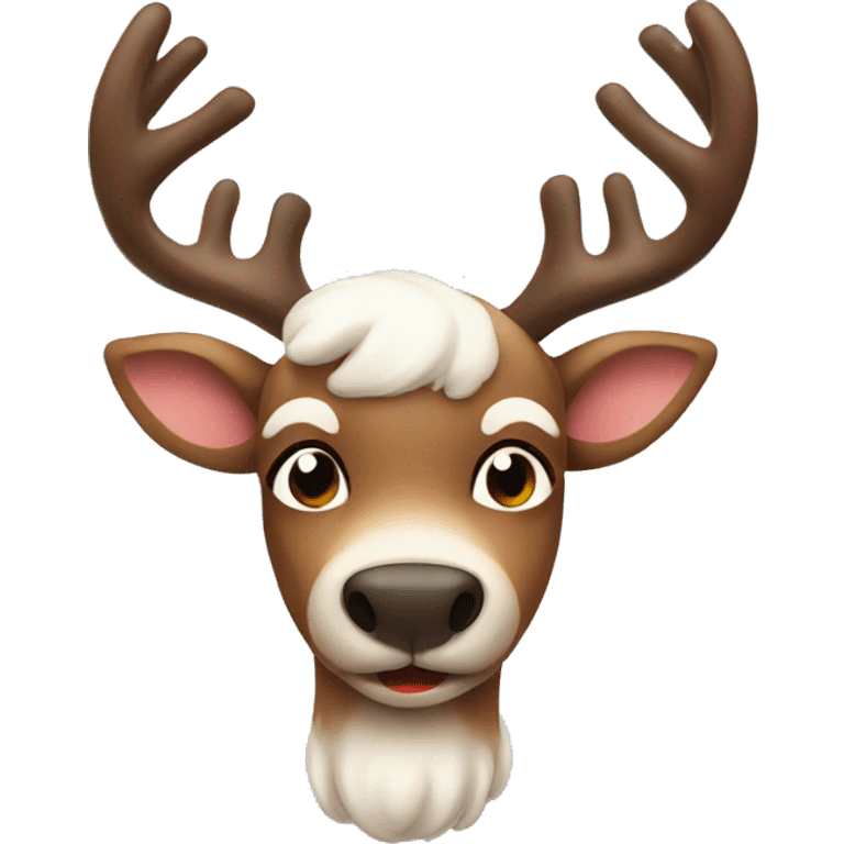 cute reindeer emoji