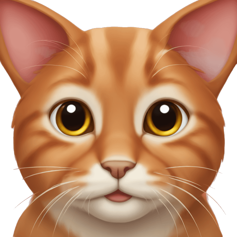 red lop-eared cat emoji