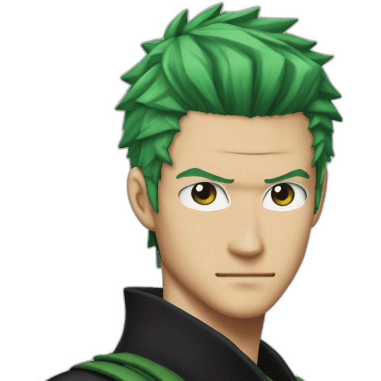 zoro Roronoa Green Hair emoji