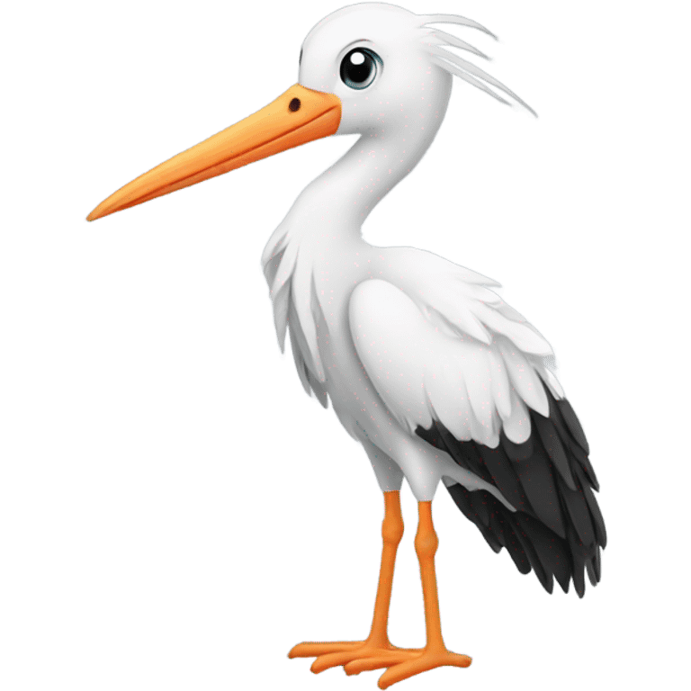 Stork emoji