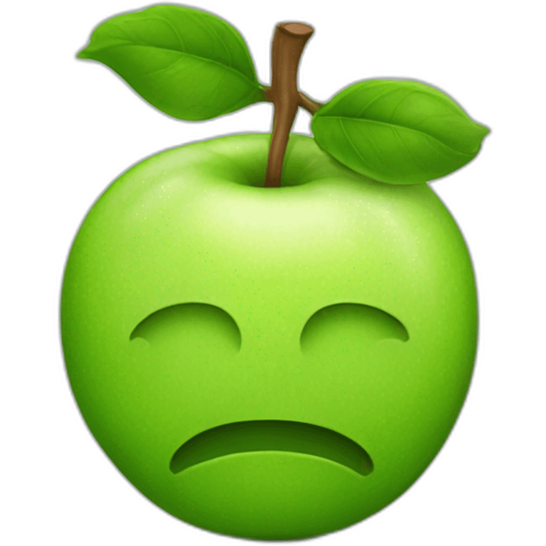 Manzana verde emoji