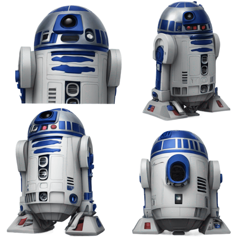 R2d2 on the phone emoji