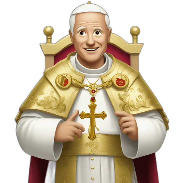 Le pape emoji