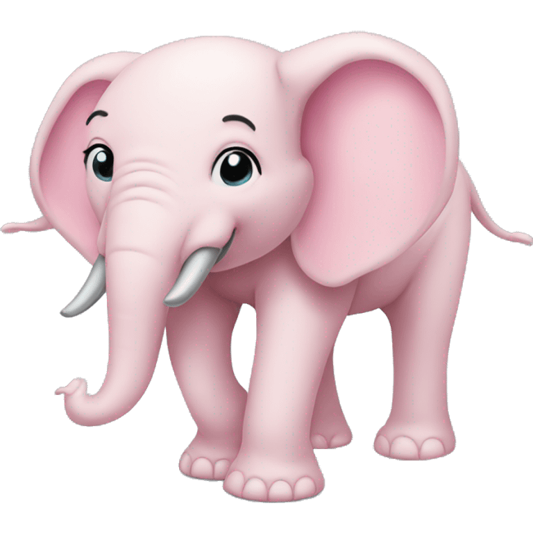 light pink democrat elephant  emoji