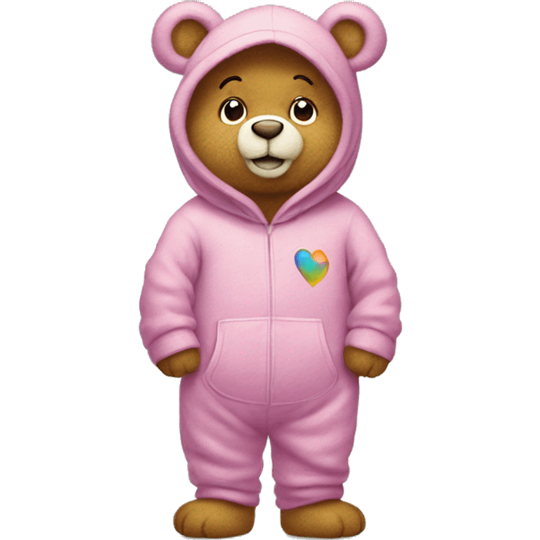 Care bear in a onesie emoji