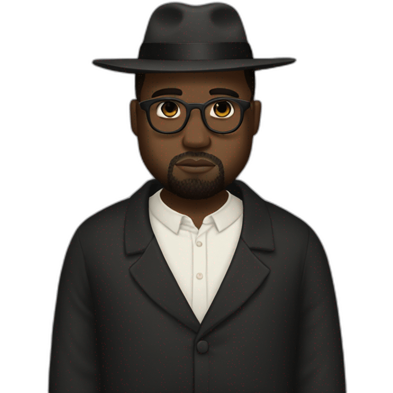 Kanye west en rabbin emoji