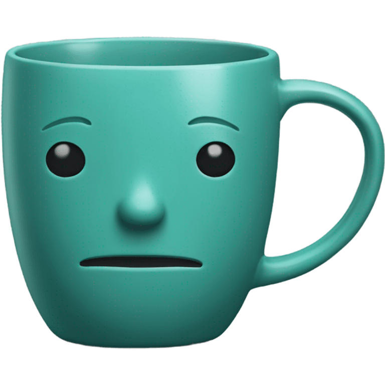 teal mug emoji