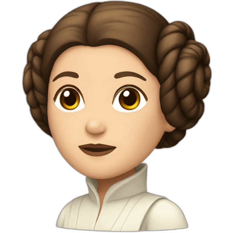 Leia star wars emoji