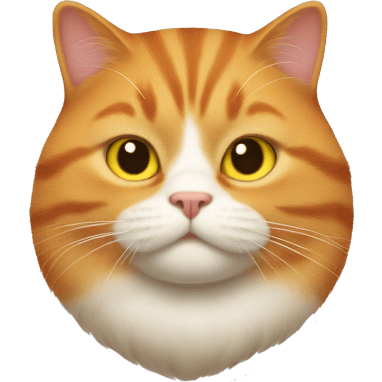 ginger fat cat  emoji