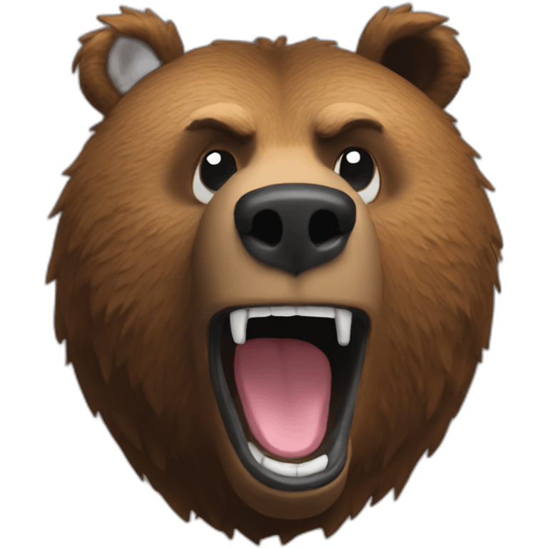 Grizzly bonk meme emoji