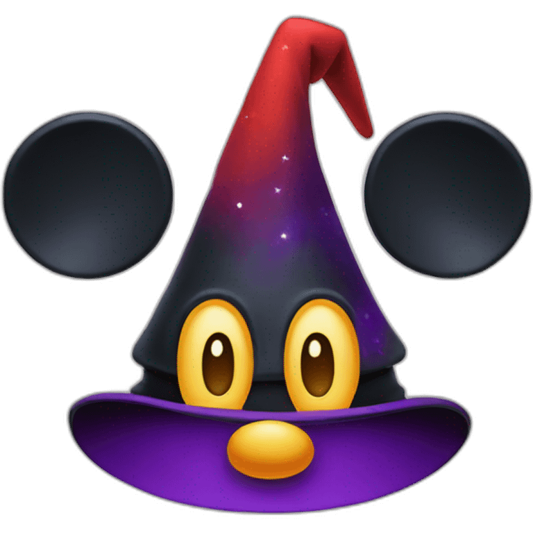 mickey mouse wizard hat emoji