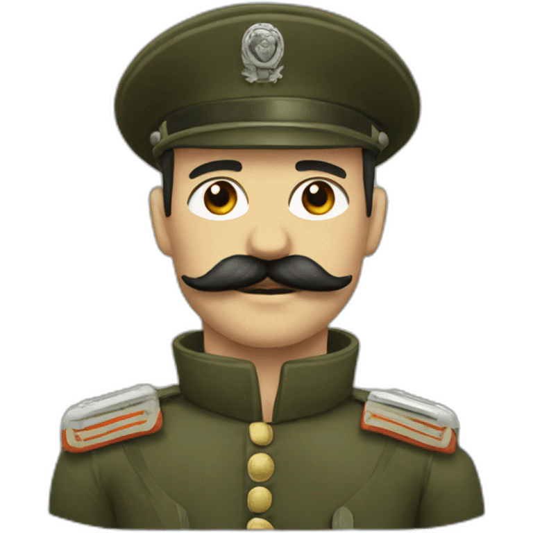 Soldat-moustache emoji