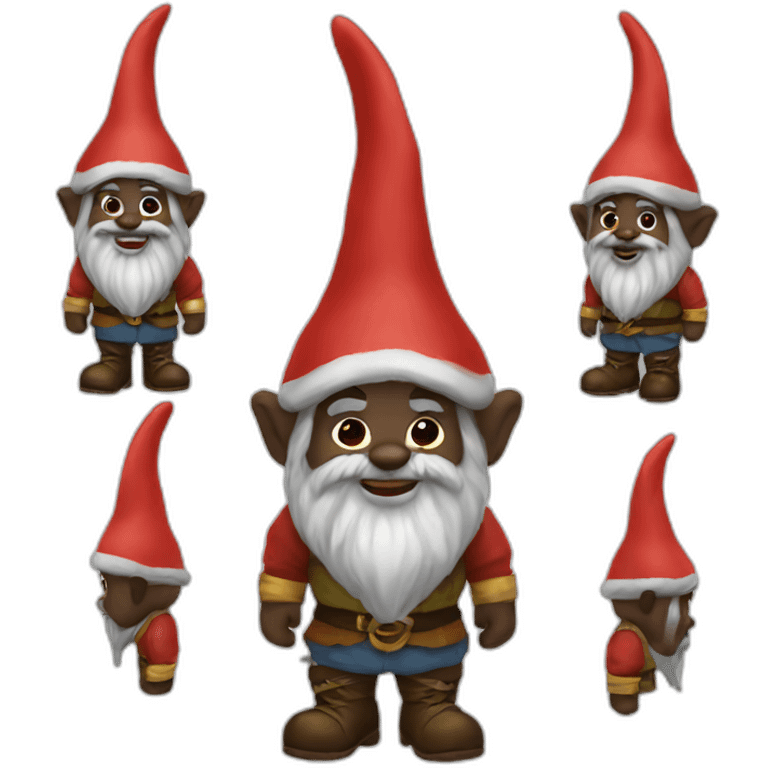 Shaq as a gnome emoji