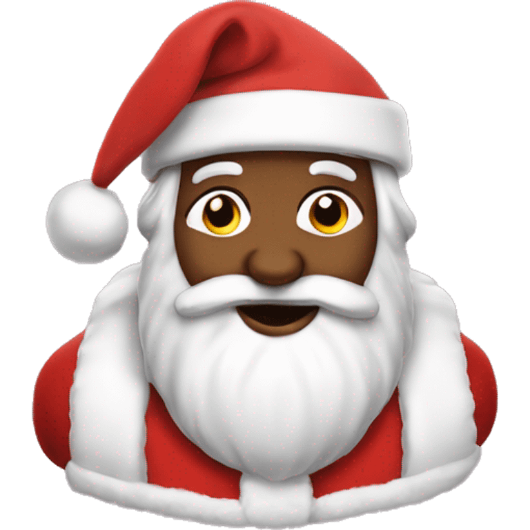 Santa Claus with bows  emoji