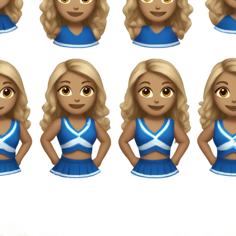 cheerleaders with 7:14 uniform emoji