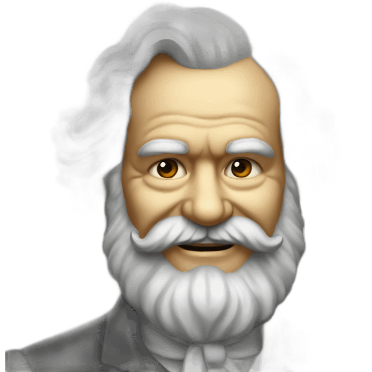 karl marx smiling emoji