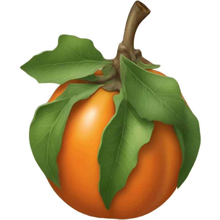 persimmon  emoji