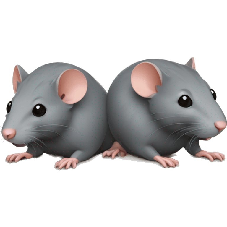 two rats emoji