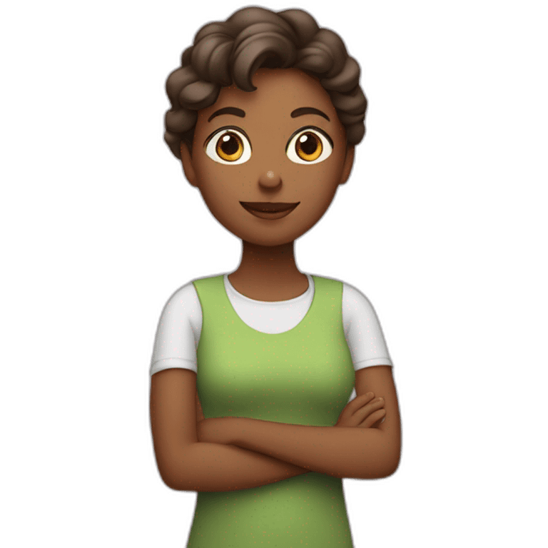 woman with childrens emoji