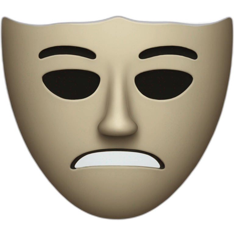 sad mask emoji