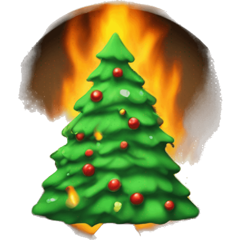 Boiling Christmas tree emoji