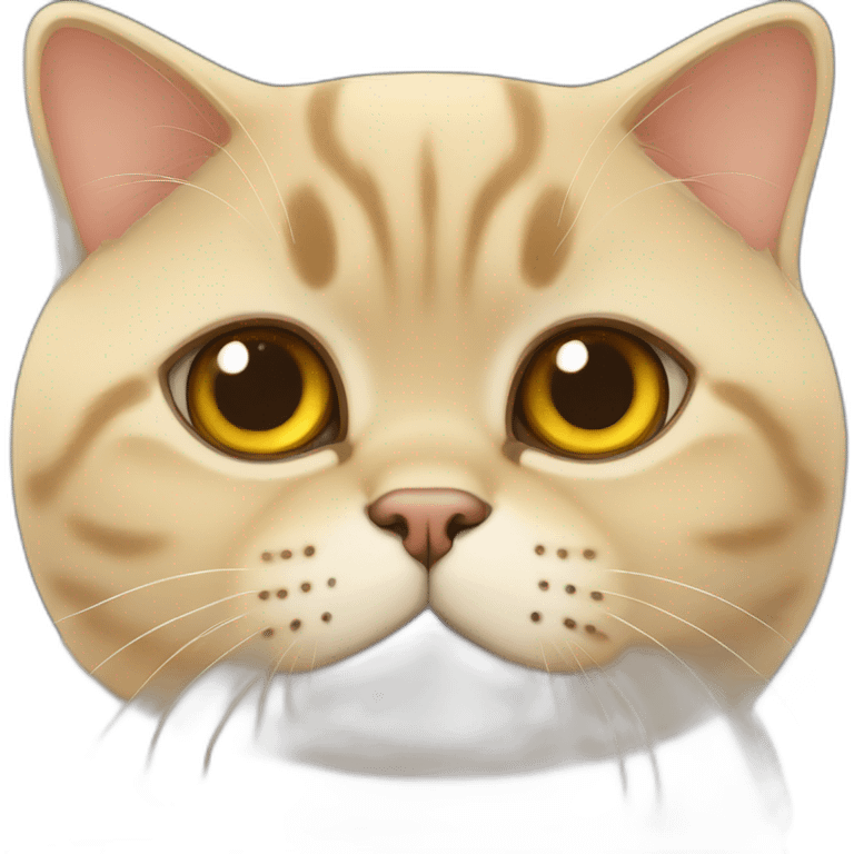 golden british shorthair emoji