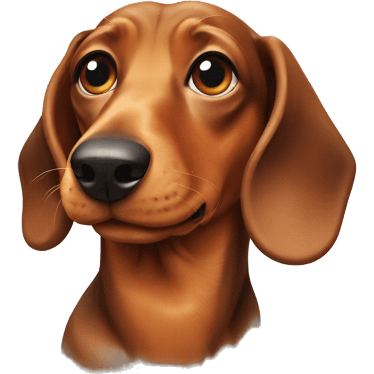 Dachshund dog emoji