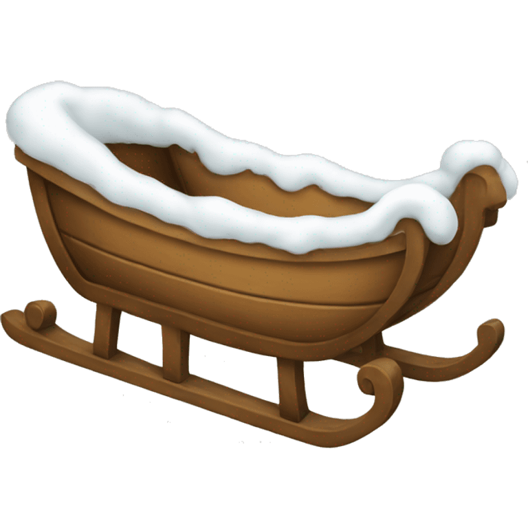 Sled of Christmas emoji