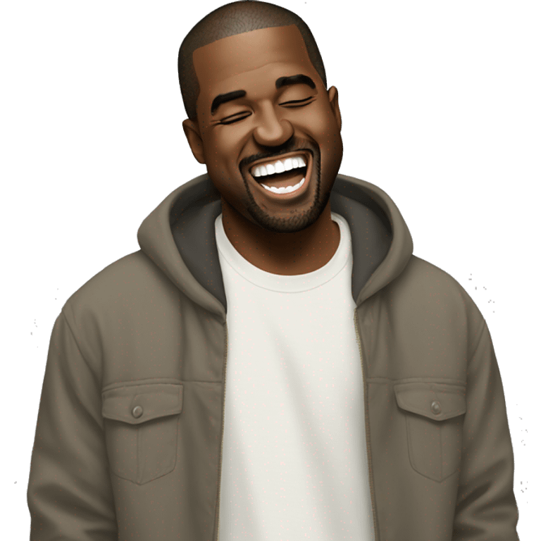 Kanye west laughing emoji